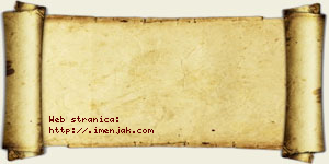 Jovana Šerbula vizit kartica